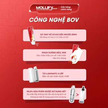 Xịt Giảm Đau Mollifynovo Warm & Pain Relief 50ml - Dầu Xoa Bóp Giảm Đau Xương Khớp, Massage Cổ Vai Gáy, Giá chỉ 109.000đ 6