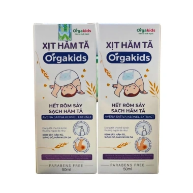 Xịt hăm tã Orgakids 50ml - sạch hăm, làm mềm, dưỡng ẩm da bé, giảm còn 98.000₫ 4