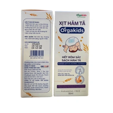Xịt hăm tã Orgakids 50ml - sạch hăm, làm mềm, dưỡng ẩm da bé, giảm còn 98.000₫ 5