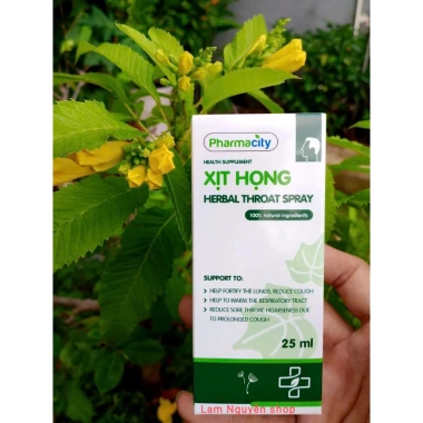 Xịt Họng Thảo Dược Cao Cấp Herbal - Giảm Đau Họng, Giảm Ho, Giá 79.000đ
