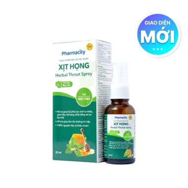 Xịt Họng Thảo Dược Cao Cấp Herbal - Giảm Đau Họng, Giảm Ho, Giá 79.000đ