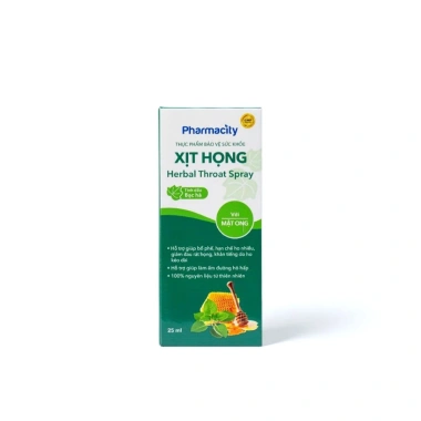Xịt Họng Thảo Dược Cao Cấp Herbal - Giảm Đau Họng, Giảm Ho, Giá 79.000đ