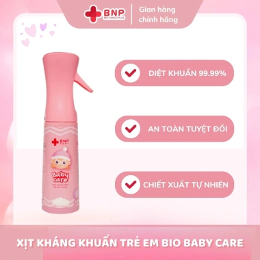 Xịt Kháng Khuẩn Trẻ Em BNP Baby Care - An Toàn, Dịu Nhẹ, Da Bé Hồng, Giá 55.000₫