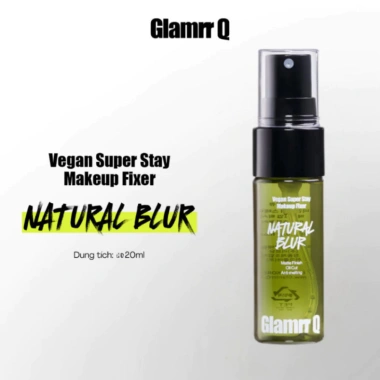 Xịt Khóa Nền Cố Định Glamrr Q Vegan Super Stay 50ml - Giữ lớp trang điểm 24h, Giá 162.000đ 10