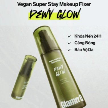 Xịt Khóa Nền Cố Định Glamrr Q Vegan Super Stay 50ml - Giữ lớp trang điểm 24h, Giá 162.000đ 13