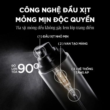 Xịt Khoá Nền Makeup Artist 100ml - Kiềm Dầu, Dưỡng Ẩm, Lưu lớp điểm bền lâu 5