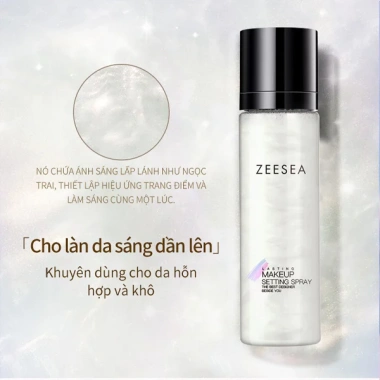 Xịt Khóa Nền ZEESEA Setting Spray 100ml - Căng Bóng, Giữ Nền Ngày, Giá 159k 7 Xịt Khóa Nền ZEESEA Setting Spray 100ml - Căng Bóng, Giữ Nền Ngày, Giá 159k 7