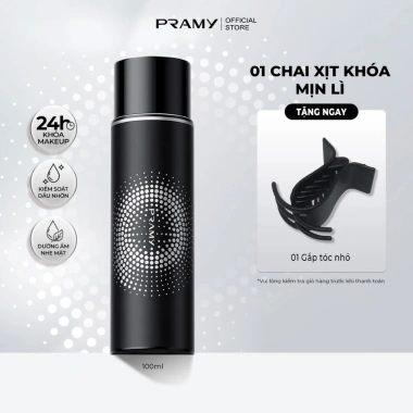 Xịt Khoá Trang Điểm KOL PRAMY 100ml Lâu Trôi Kiềm Dầu Dưỡng Ẩm - Chỉ 169.000₫ 9