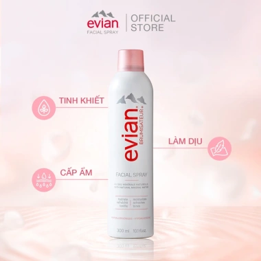 Xịt khoáng evian® Facial Spray 50ml - Dưỡng ẩm sâu, làm mát da, chỉ 135.000₫ 3