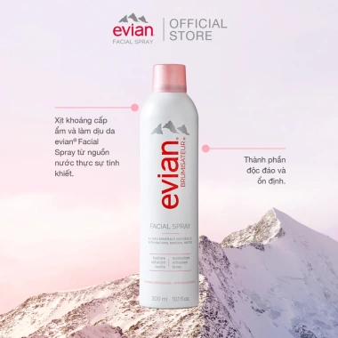 Xịt khoáng evian® Facial Spray 50ml - Dưỡng ẩm sâu, làm mát da, chỉ 135.000₫ 4