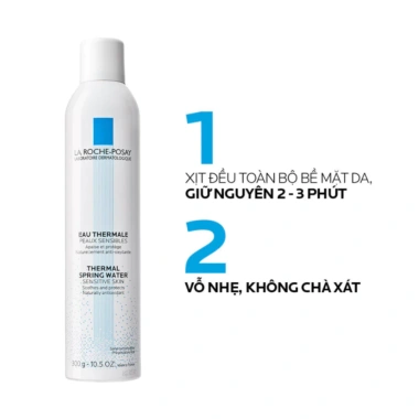 Xịt Khoáng La Roche-Posay Cấp Nước, Dịu Da Nhạy Cảm, Bảo Vệ Da 300ml Giá Tốt 15 Xịt Khoáng La Roche-Posay Cấp Nước, Dịu Da Nhạy Cảm, Bảo Vệ Da 300ml Giá Tốt 15