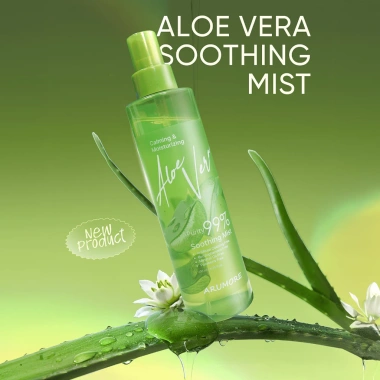 Xịt khoáng lô hội ARUMORE Aloe Vera Mist 200ml – Dưỡng ẩm, làm dịu da, chỉ 168k 2