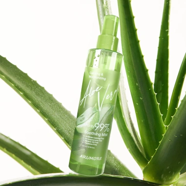 Xịt khoáng lô hội ARUMORE Aloe Vera Mist 200ml – Dưỡng ẩm, làm dịu da, chỉ 168k 3