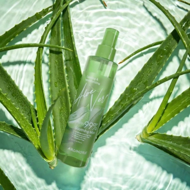 Xịt khoáng lô hội ARUMORE Aloe Vera Mist 200ml – Dưỡng ẩm, làm dịu da, chỉ 168k 4