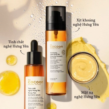 Xịt khoáng nghệ Hưng Yên Cocoon 130ml - Sáng da, ngăn oxy hoá, giá chỉ 215.000₫ 6