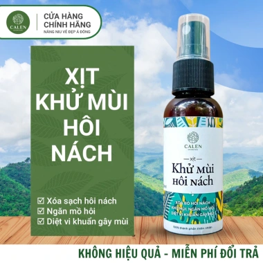 Xịt khử hôi nách Calen Nature Farm - Chống đen nách, đốt tuyến nhầy, nách khô thoáng thơm, 120.000₫