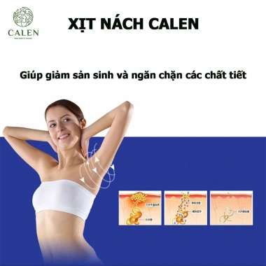 Xịt khử hôi nách Calen Nature Farm - Chống đen nách, đốt tuyến nhầy, nách khô thoáng thơm, 120.000₫