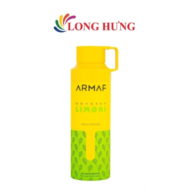 Xịt khử mùi Armaf Odyssey 200ml - Hương thơm nam tính, giảm giá 20% chỉ 189.000đ
