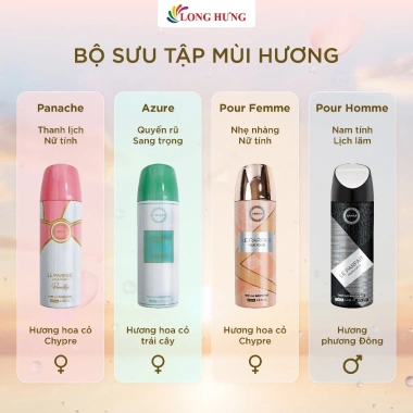 Xịt khử mùi cơ thể Armaf Le Parfait 200ml - Hương thơm sang trọng, chỉ 189.000₫