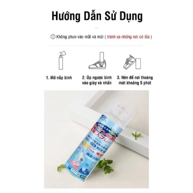 Xịt Khử Mùi Giày Dép Nano Bạc - Diệt Hôi Chân, Thơm Lâu, Giảm Giá Đến 22.350₫ 5