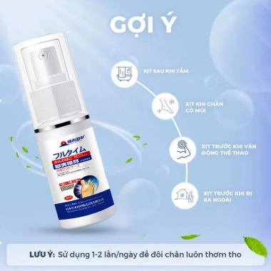 Xịt Khử Mùi Hôi Chân Nội Địa Nhật Bản Ngăn Mồ Hôi, Chống Hôi, 50.000₫