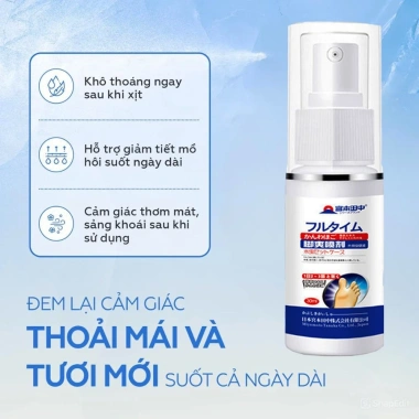 Xịt Khử Mùi Hôi Chân Nội Địa Nhật Bản Ngăn Mồ Hôi, Chống Hôi, 50.000₫