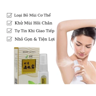 Xịt Khử Mùi Hôi Nách Nam Nữ Nội Địa - Ngăn Tiết Mồ Hôi, Giá 22.900₫