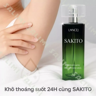 Xịt Khử Mùi SAKITO 45ml Chính Hãng - Giảm Tiết Mồ Hôi, Da Sáng Mịn, Giá 50.000₫ 8