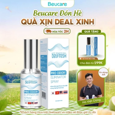 Xịt khử mùi toàn thân BEUFRESH 30ml - Lăn ngăn mồ hôi, hạn chế mùi cơ thể, chỉ 142.100 VND