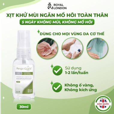 Xịt khử mùi toàn thân Perspi-Guard 30ml – Giữ khô ráo 5 ngày, giá 244.000₫ 5