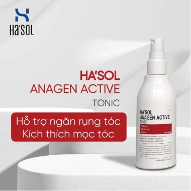 Xịt Kích Mọc Tóc Hasol Anagen Active 100ml Dưỡng Da Đầu, Nuôi Dưỡng Nang Tóc Chắc Tóc Rụng Mỏng Yếu, Giảm Giá 312k 2