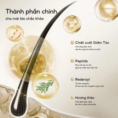 Xịt mọc tóc Lab on Hair 160ml Giấm táo dưỡng ẩm, phục hồi tóc hư tổn, giảm giá 145k