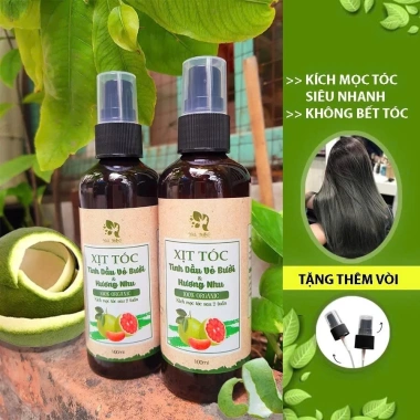 Xịt Móc Tóc Tinh Dầu Bưởi 100ml - Tóc dày, không bết, mua 2 tặng xả - 57.000₫