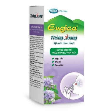 Xịt mũi thảo dược EUGICA Thông Xoang 15ml Giảm viêm xoang, viêm mũi, chỉ 64.000đ 3