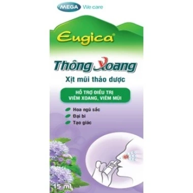 Xịt mũi thảo dược EUGICA Thông Xoang 15ml Giảm viêm xoang, viêm mũi, chỉ 64.000đ 5