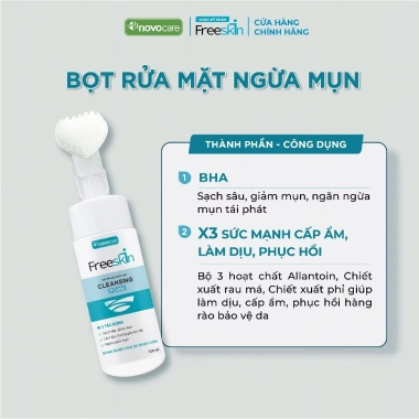 Xịt mụn lưng Freeskin 80ml + sữa tắm mụn 250ml - Sáng da, giảm viêm nang lông - 180.000 VND