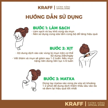 Xịt mụn lưng Skin Fresh AHA và Niacinamide - Giá 60k, se khít lỗ chân lông 5 Xịt mụn lưng Skin Fresh AHA và Niacinamide - Giá 60k, se khít lỗ chân lông 5