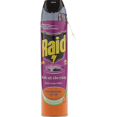 Xịt Muỗi Raid 700ml Hương Chanh Không Mùi và Lavender - Bộ 600ml+100ml Giá Không Đổi, Giá 70.000 VNĐ Chính Hãng