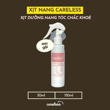 Xịt Nang Dưỡng Tóc CARELESS Tinh Dầu Rosemary - Mọc Tóc, Giảm Gãy Rụng, Nang Chắc Khỏe (Không Bệt)