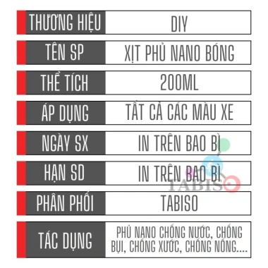 Xịt Nano 200ml Phủ Kính Gương Ô Tô - Chống Nước Bụi, Tăng Bóng, Giá 99.000đ 8