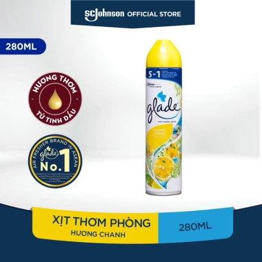 Xịt phòng Glade 280ml chính hãng - Nhiều mùi hương, thơm lâu, giá chỉ 68.000đ