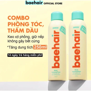Xịt phồng tóc Baehair 250ml dạng keo giữ nếp không bết cứng, tạo kiểu dễ dàng - Giá ưu đãi 298k 5