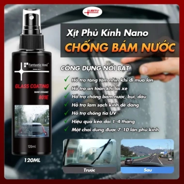Xịt Phủ Kính LIBITU 801E Chống Bám Nước Sạch Dầu Mỡ Không Hại Da Tay Giá 72.000₫