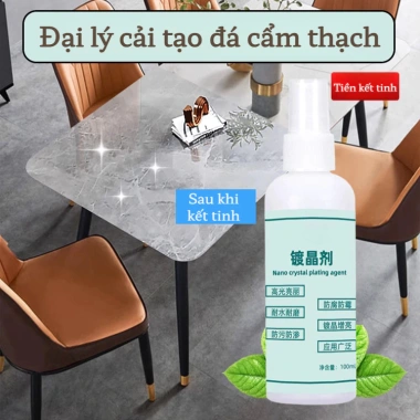 Xịt Phủ Tinh Thể Đá Đa Năng Tăng Sáng Gấp Đôi, Đánh Bóng Đá, Tăng Màu Tự Nhiên – Giá 59.000đ