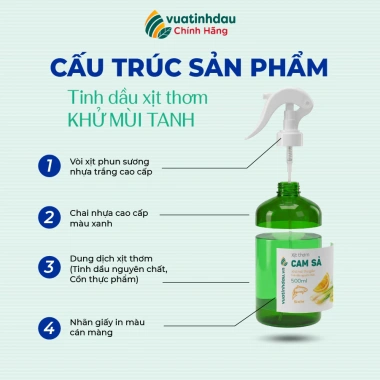 Xịt Rửa Tay VUATINHDAU 100-500ml Khử mùi hôi tanh hải sản, thịt cá, rửa tay khô, giá ưu đãi 46.200₫ 4