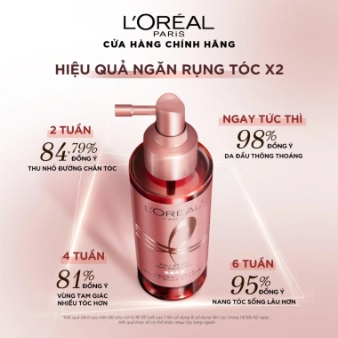 Xịt serum L'Oreal Full Resist Anti Hairfall 90ml Ngăn gãy rụng tóc, 299.000đ 4 Xịt serum L'Oreal Full Resist Anti Hairfall 90ml Ngăn gãy rụng tóc, 299.000đ 4
