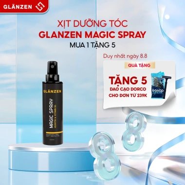 Xịt tạo phồng GLANZEN Booster Premium 2.025 200ml - Dành cho tóc mỏng, xẹp, giảm 22%