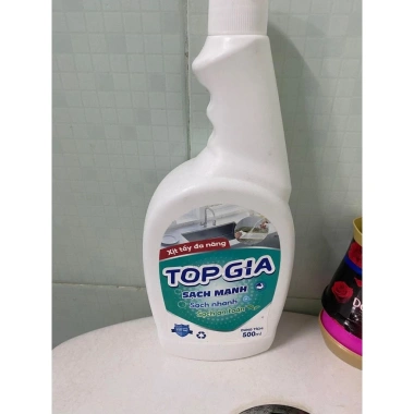 Xịt tẩy đa năng Topgia Siêu Sạch - Giảm 20% chỉ 69.999đ, tẩy bám dính, an toàn 2 Xịt tẩy đa năng Topgia Siêu Sạch - Giảm 20% chỉ 69.999đ, tẩy bám dính, an toàn 2