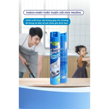 Xịt tẩy dầu mỡ CleanZ 450ml – Đánh bay vết bẩn cứng đầu trên tường bếp, lưới máy hút mùi, giá 86.900₫ 6
