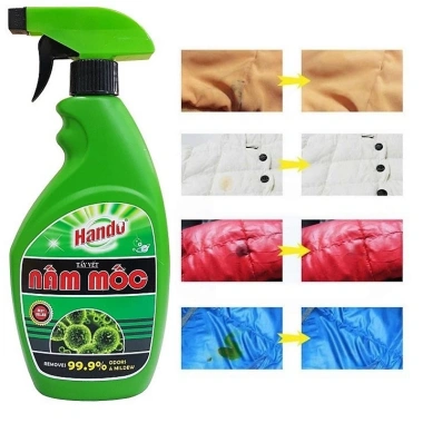 Xịt tẩy nấm mốc Hando 500ml - Giảm còn 55.000đ, sạch quần áo, chăn ga, sàn, tường